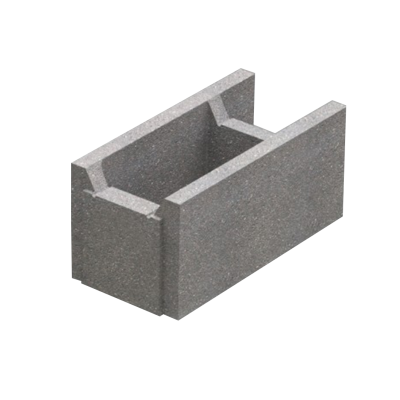 Блок незнімної опалубки малий (510х250х235)