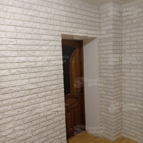 Цегла мармурова біла