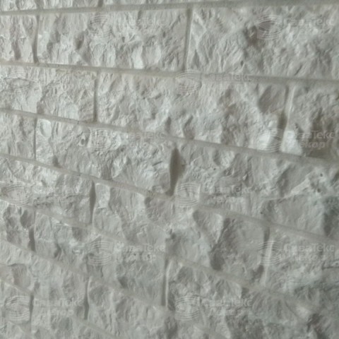 Цегла мармурова біла