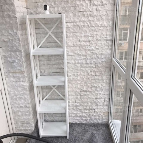 Цегла мармурова біла