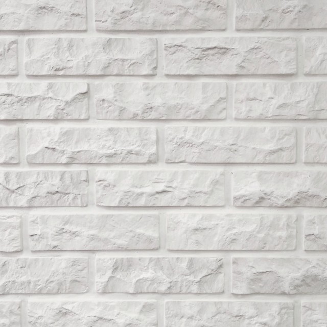 Цегла мармурова біла