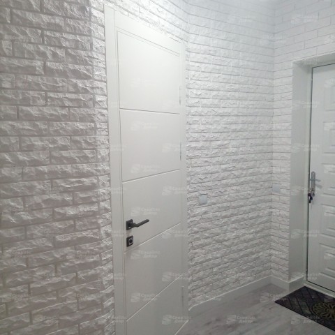 Цегла мармурова біла