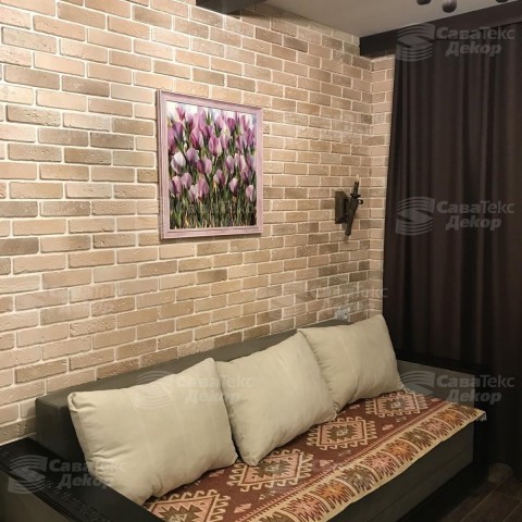 Цегла травертин бежева