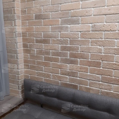 Цегла травертин бежева