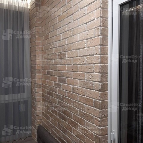 Цегла травертин бежева