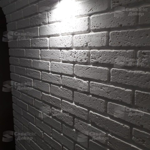 Цегла травертин біла