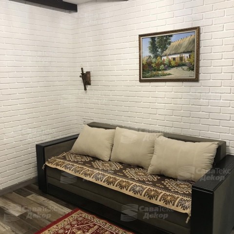 Цегла травертин біла