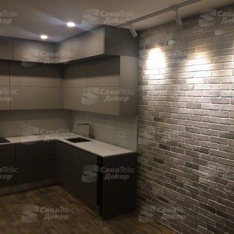 Цегла травертин сіра