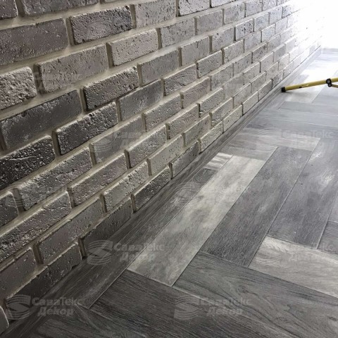 Цегла травертин сіра