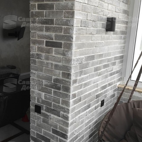 Цегла травертин сіра